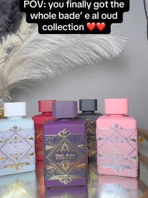 Bade’e al oud deliver luxury and elegance with a captivating blend of fresh top notes, warm spices, and a smooth base of amber, musk, and oud. They are versatile, long-lasting, and offer impressive sillage without being overpowering. Perfect for any occasion,#lattafabadeealoudamethyst #lattafabadeealoudsublime #lattafabadeealoudhonorandglory #lattafabadeealoudnobleblush #lattafabadeealoud #lattafaperfume #oud#perfumelover #tiktokmademebuyit #tiktokmademebuyit #dubiaperfumes #perfumetiktok #tiktokshopcreatorpick #tiktokholidayhaul 