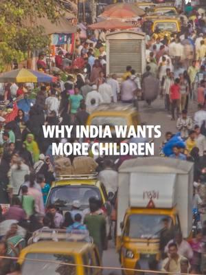 India nudged past China as the world's most populous country, with nearly 1.45 billion people. But declining fertility rates are fueling a movement in some states for more children. Here's why. #news #worldpopulation #LearnOnTikTok #worldnews #india #yahoonews