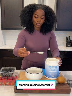 #VitalPartner The new year is almost here, and my goal is to be the best version of myself! Adding @Vital Proteins collagen peptides advanced to my routine has helped me glow from the inside out! ✨👏🏾 From thicker hair, stronger nails, bones and joint support, and radiant skin**^, the benefits are amazing 🙌🏾 Add it to your routine and feel the difference!  ✨Grab it now on Amazon Disclaimer: **These statements have not been evaluated by the Food and Drug Administration. This product is not intended to diagnose, treat, cure or prevent any disease. ^Results may vary. Various studies have suggested benefits following daily consumption of collagen peptides for several months