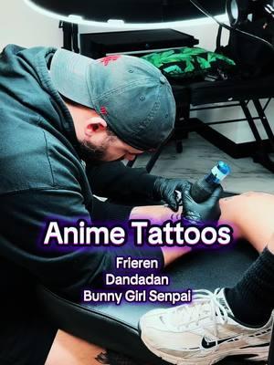 Happy friday weebs!! Talk to me in the comments below, tell me who your favorite anime couples are! Im thinkikg i gotta go with okarun x momo and that is 100%  recency bias 😂 ##fyp##animefyp##anime##animetiktok##houstontattooartist##houstontx##animetattoo##weebtiktok##dallastattoo##austintattoo##sanantoniotattoo##frieren##dandadan##bunnygirlsenpai