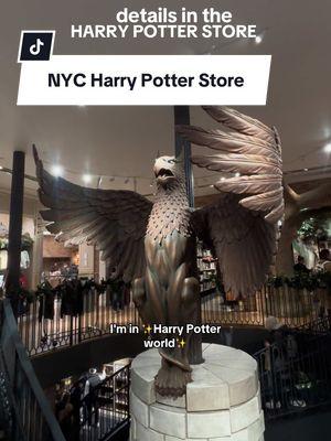 My favorite details in the NYC harry potter store ⚡️ #harrypotter #hptiktok 