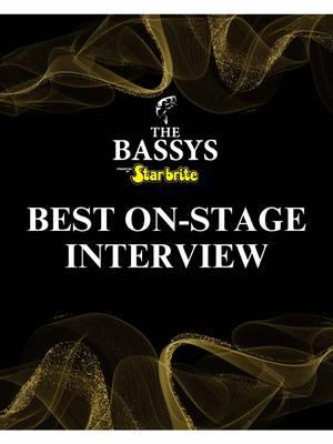 And the BASSY for Best On-Stage Interview goes to … 🥁🥁🥁 @Gerald Swindle! Congratulations Gman, your words resonated deeply with the B.A.S.S. community. Special shoutout goes to buddy, @Jaron Clinch, for announcing!  @Star brite 🤩 #bass #bassmaster #bassys #bassfishing #starbrite #starbritesolutions 