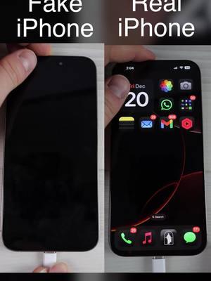 Wait ‘til the End! Fake vs Real iPhone 📱 Can You Tell the Difference? #FakeVsReal #iPhone #TechReview #GadgetLover #ViralTech #iPhoneComparison #FakeiPhone #TechLover #TrendingTech #RealVsFake #fyp