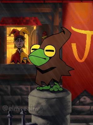 He's really going through it... #frog #wizard #frogwizard #animation #fantasy #dnd #rpg 