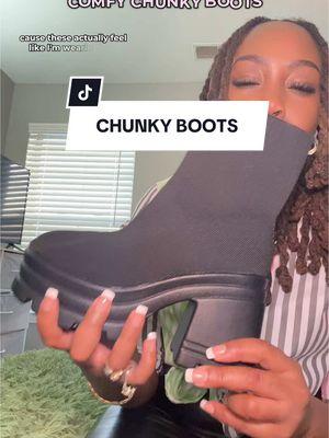 #TikTokShopHolidayHaul #womensshoes #chunkyheels #chunkyboots 