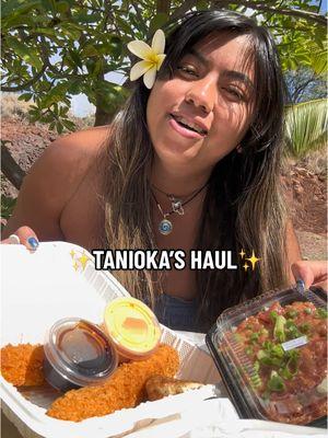 the days when #taniokas is not open i am sad 🥹🤙🏽 #adventureswithsun #taniokashaul #hawaiifood #hawaiifoodie #hawaiigirl #eatwithme #lunch #oahu #hawaii #foodhaul 