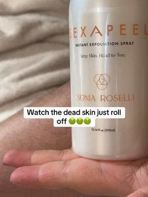 Im waxing my legs as a Christmas gift to my husband 🤣 #sexapeel #tiktokshopholidayhaul #exfoliation 