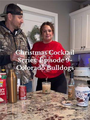 Christmas Cocktail Series: Epsiode 9- Colorado Bulldogs (with a little twist 😘)  #colorado #bulldogs #cocktails #cheers #yum #kahlua #vodka #cocacola #holidays #series #fy #fyp #fypシ #viral 