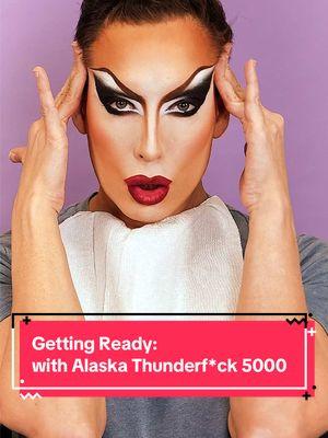 @alaskaalaskaalaska’s makeup DOESN’T look terrible 💋 #musical @DRAG: The Musical #alaskathunder5000 #foryoupage #playbill #rupaulsdragrace #MakeupRoutine 