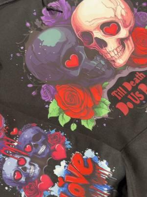 OBSESSED with this Vday Drop is an understatement. You wont find this anywhere else!  #roses #skulls #soulmate #tildeathdouspart #vday #valentines #customer 