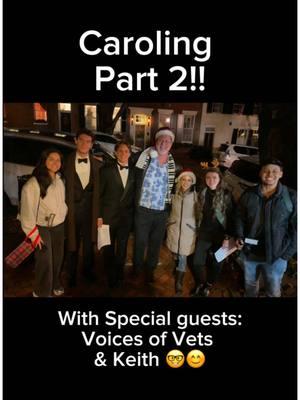 Caroling in Old Town Alexandria, PART 2!!! With @louisbrigham1 and some other special guests! Watch til the end it was so much fun 😊😂 #christmas #christmascaroling #holiday #holidays #singing #caroling #dmv #fyp #viraltiktok 