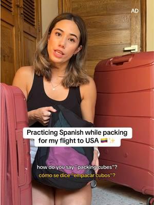 Viajamos a Estados Unidos 🤗🎄 AD | Packing my Outline Pro in Mars Red ✨ @Samsonite  #samsonitepartner #colombia #learnspanish #viajar #livingabroad #latina #packwithme #travel #learnlanguages #spanglish 