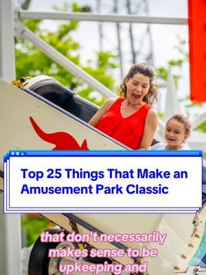 Top 25 Things That Make and Amusement Park Classic #knoebels #kennywood #waldameer #arnoldspark #indianabeach #coastercuzzies