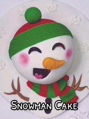 Do you want to build a Snowman? ⛄️ #cavebakery #christmastreats  #christmasdessert  #christmasbaking  #christmassweets  #christmascake #chistmas #cake  #creatorsearchinsights 