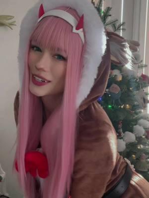 rudolph zero two🦌♥️ #ゼロツー #zerotwo #darlinginthefranxx #zerotwocosplay #002cosplay #002 #darlinginthefranxxcosplay #ダーリンインザフランキス #rudolph #reindeer #christmascosplay #foryou #anime 