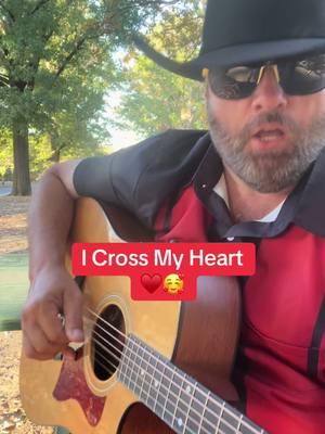 I Cross My Heart. ♥️  #miracle #complete #lovesong #georgestrait #purecountry #realcountry #acoustic #unplugged #guitar #icrossmyheart #homershomies 