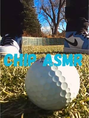 Me and my wedges, pure chip sounds🎧#asmrgolf #chilling #shortgamegrind 