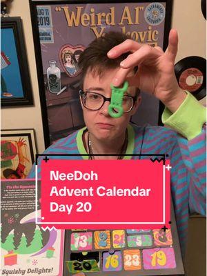 Peace, love, and squishy delights! Join me for Day 20 of my NeeDoh Advent Calendar as we count down to Christmas! 🎄🎅🏻🎁 #christmascountdown #christmascountdown2024  #AdventCalendar #NeeDohAdventCalendar #Needoh #schylling #schyllingtoys #softsquishy #sensorytoys #fidget #fidgettoys #happyfidgeting #neurodivergent #neurospicy #audhd #weirdalmond  #AlmondOpens @NeeDoh Official @Schylling - NeeDoh, Lava, LPS 