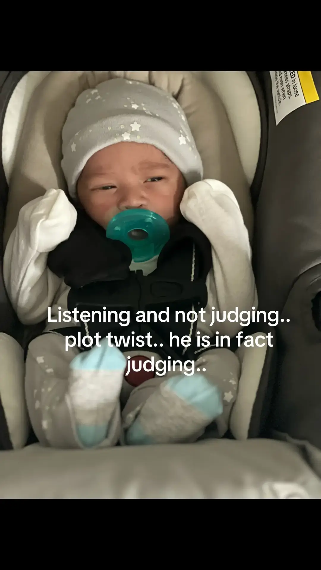 #fyp #judgybaby #7days Hes going to judge, dont you worry about that…. #asain #black #babyboy 