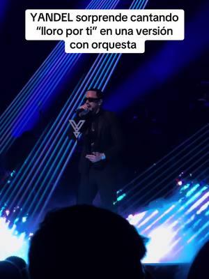 YANDEL surprises by singing “Lloro por ti” in an orchestral version #lloroporti #yandel #wisinyyandel #orquesta 