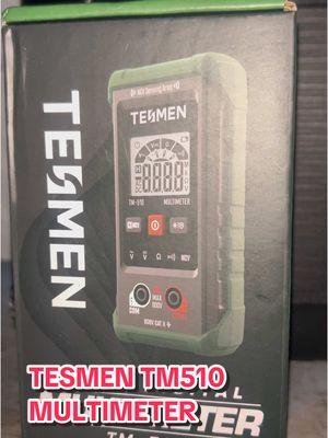 Check it out! Super nice display very good quality overall nice case and for just $16 you can not best that price! @TESMEN #tesmen #tesmentools #multimeter #tm510 #onsale #DIY #quality #foryoupage #tooltok #cartok #power #volts 