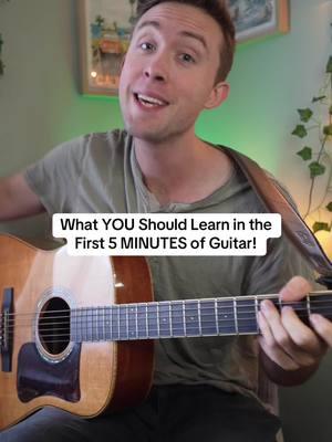 What you should learn as a beginner guitar player FIRST! #guitar  #fyp #guitartok #guitarlesson 