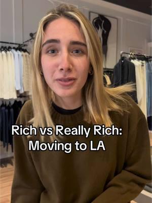 You wont be seeing me in TikToks for a while bc Im moving to LA lol bye #funny #retailtiktok #skit #fyp #work #richvsreallyrich #shopping #friends #rich 