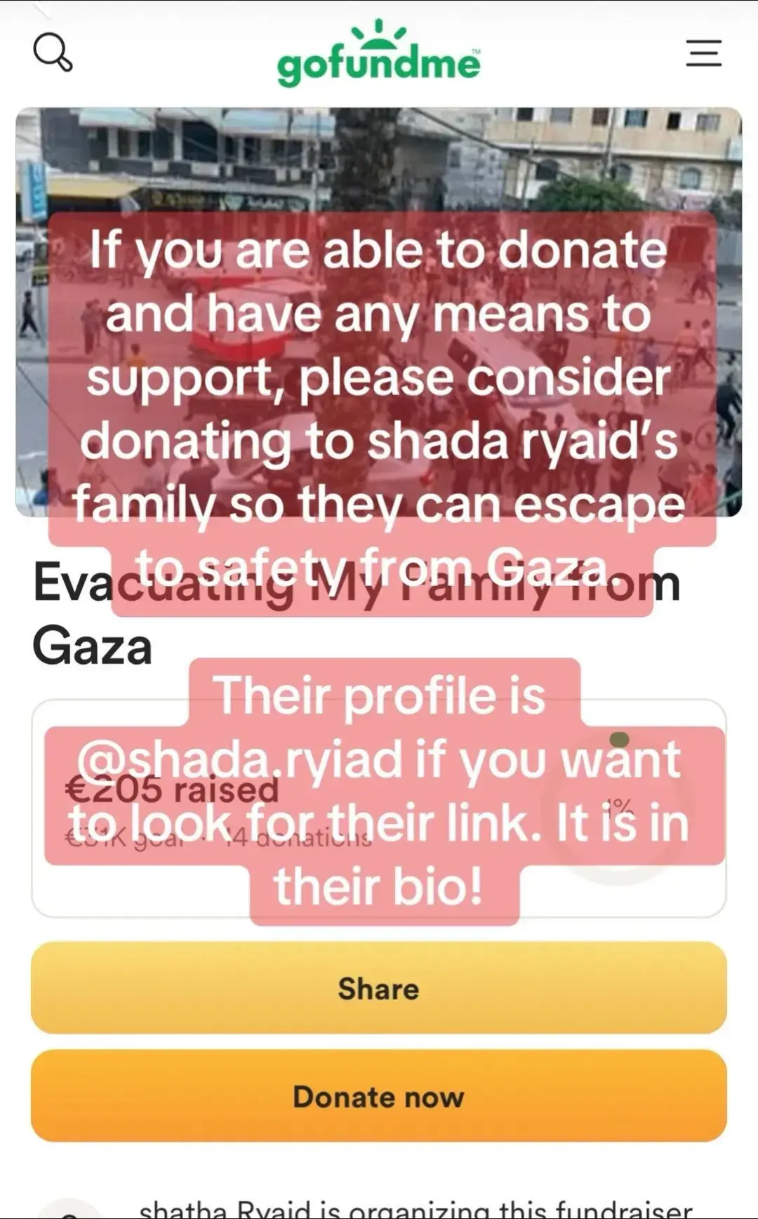 Any form of support is appreciated ❤️ #gofundmehelp #gofundmedonations #gofundme #freepalestine #freepalestine🇵🇸❤️ #alleyesonrafah #rafahborder #gfm #donationsneeded #gaza #GenshinImpact 