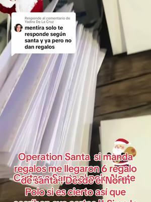 Respuesta a @Yadira De La Cruz  operation santa si manda regalos de los miles de carta que mandan en estados unidos de las 32 que mande eligieron 6 de las mias y mandara n 6 regalos del polo norte #operationsanta #regalosdenavidad #regalosdesantaclaus #northpole #santa #christmas #lettertosanta 