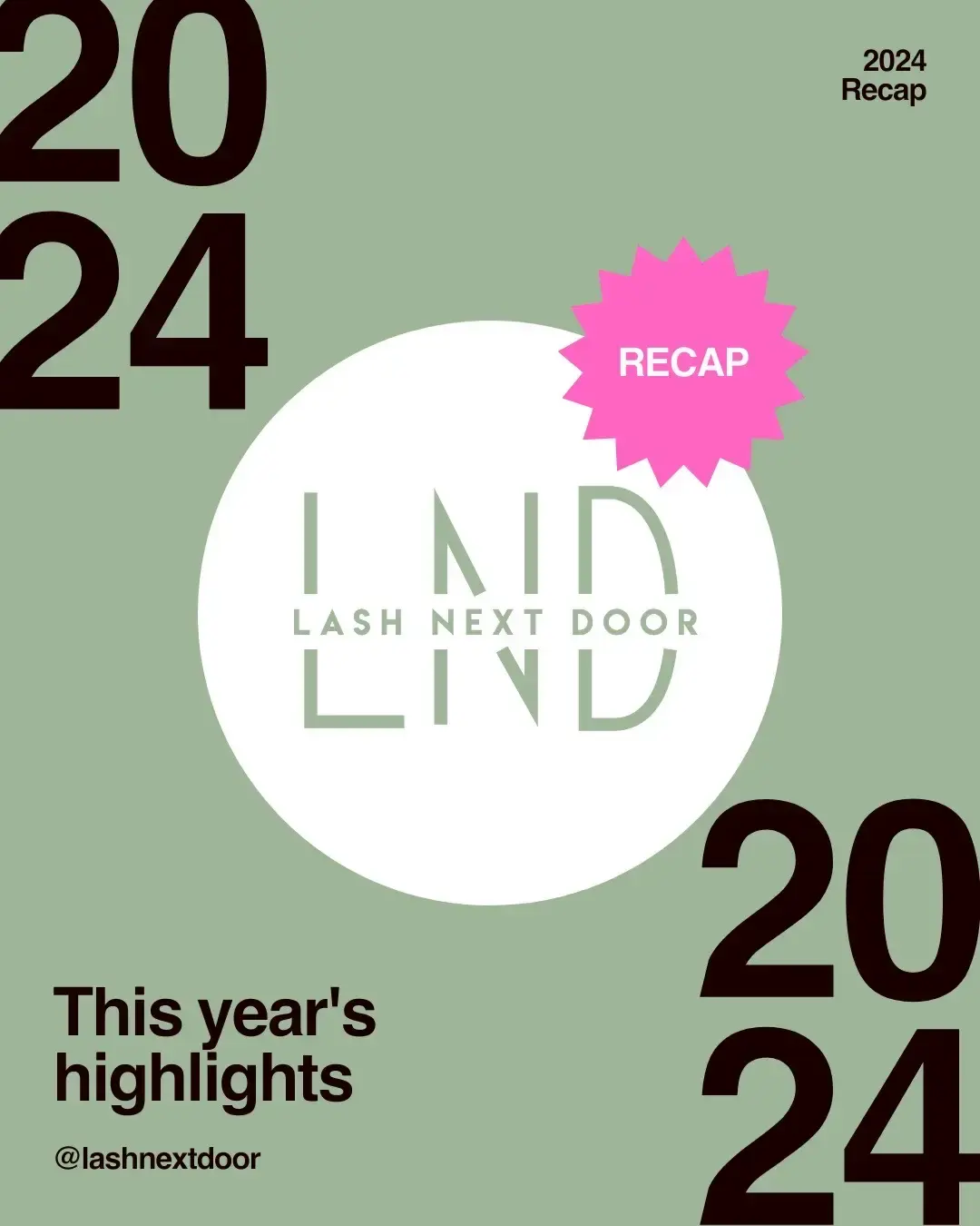 Our year in review! Thank you guys so much for your support #wrapped #yearinreview #lnd #shopLND 