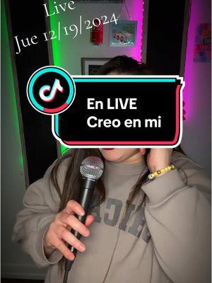 #LIVEhighlights #TikTokLIVE #LIVE COMPLACIENDO A TODOS 🎶✨ con las canciones que me piden! Y este #temazo de @Natalia Jiménez #creoenmi #musica #sing 