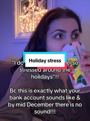 Holiday monetary stress is no joke! 😅 #moneystress #holidaygifting 