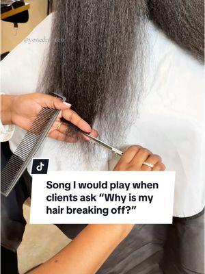 Baby, it’s YOU!   #thatsonYOUsis #songsiwouldplay #breakage #splitends  #healthyhaircare @Aesthetics Salon -Arlington VA 