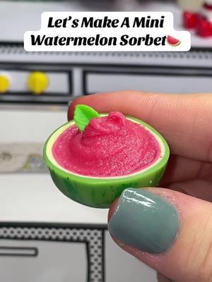 THIS IS SO CUTE!!!🥹🍉 @Miniverse #miniatures #miniverse #makeitmini #miniversemakeitminifood #tinythings #minis #resin #notedible #crafting #dinerseries #cafeseries #minifood #makeitminifood #tiktokshopfinds #TikTokShop 