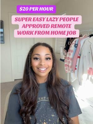 Super easy lazy person approved $20 per hour work from home job! You don’t need a degree to do this anyone is encouraged to apply so check it out and submit an application ASAP! #easyjobs #easyremote #remote #remotejob #remotejobs #workfromhome #workfromhomejob #workfromhomejobs #wfh #wfhjob #wfhjobs #onlinework #lazy #lazyremotejob #lazypeople #lazyapproved 