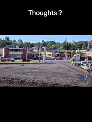 Train vs Semi #accident #truck #train #semi #traintracks #railroad #railroadcrossing #traintrack #stuckontrack #tractortraileraccident #semiaccident #trainaccident #trainwreck #semiwreck #spiltaxle #flatbed #heavyhaul 