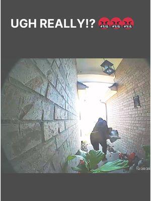 UGHHHH!!!! Who really takes packages from people’s door!? 🤬 • • …. Said TV when she saw this 🥷 taking our packages from the door! But…. Was it really a 🥷 or a person who saw an opportunity to execute a prank!?? ….  • • #ringcamera #ptsd #gotcha #kanyewest #runlikeforrest #ninja #prank #prankwars #sheisstillstunned #laughtoday #sickjoke #sorrynotsorry 
