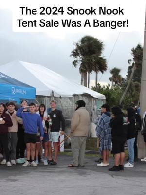 Already looking forward to next year’s Tent Sale 👀 #thesnooknook #snooknook #fishtok #jensenbeach #stuartflorida #hutchinsonisland #772 #fishing #martincounty #baitandtackle #baitshop #tackleshop #fishingtiktoks 