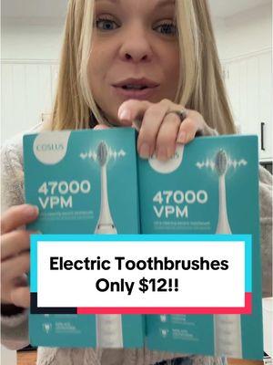 This is such a good deal! $12 for a rechargeable toothbrush is insane! #toothbrush #oralhealth #cleanteeth #whiteteeth #electrictoothbrush #vibratingtoothbrush 