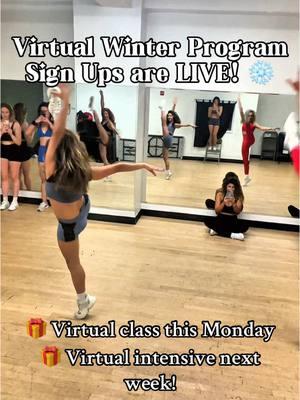 Want to learn fun pro dance routines like this one? I am hosting a virtual class AND virtual winter program next week - link in bio to sign up! Lots of offerings in the virtual winter program including personalized feedback and resume/branding/interview prep ◡̈  #prodance #virtualdanceclass #nflcheerauditions #nflcheerleaders #tryouts #prepclass 