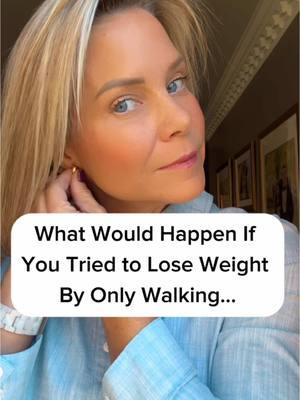 You can definitely walk toward weight loss, but can you really walk off the weight without other healthy habits? Here’s what could happen if you only rely on walking for weight loss: You’d Burn Calories Walking: Of course, walking helps burn calories, this is a basic principle of weight loss! But while walking can help you burn calories, it might not be enough on its own for optimal fat loss without a more targeted approach. Aim for 10,000 steps a day. It may sound like a lot, but hitting 10,000 steps daily is achievable and effective. It’s a simple goal to track and can easily be incorporated into your routine—whether you're running errands, walking the dog, or even taking a stroll during lunch. You’d Burn Both Fat and Muscle: Without strength training or adequate protein intake, walking could cause you to burn fat and muscle. Losing muscle mass is a big no-no when you’re trying to lose weight long term because muscle helps keep your metabolism active! Your Metabolism Would Slow Down: Walking alone can lead to a slowdown in your metabolism if you're not incorporating enough variety in your exercise routine. When you lose muscle, your body burns fewer calories at rest, which can make weight loss harder over time. Gaining Weight Back = Gaining Fat, Not Muscle: If you gain weight back after walking your way to weight loss, you’re likely to gain fat and not muscle. This is a common cycle in weight loss: you lose both fat and muscle, and when you regain weight, you often regain fat while your muscle mass remains lower. Bottom line, walking is great, but it's only one piece of the puzzle. For real, lasting results, mix walking with strength training, proper nutrition, and other healthy habits. That’s how you’ll get the best results! #Walkingforweightloss #healthyhabits #fatlossjourney #walking #walkinghealth #walkingbenefits #walkingtoloseweight #weightlosstips #burncalories #healthyweightloss #weightlossjourney 