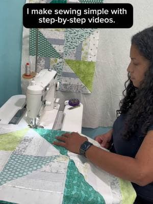 Is sewing on your bucket list? Then this is your sign! 🙌🏽 No more excuses. This WILL be your year to finally learn!  ✂️🧵 With my step-by-step video guidance, you’ll be sewing confidently in no time. ✂️    ‼️Yes, I know I’m piecing a quilt in this video and not sewing clothes. But guess what? The sewing machine doesn’t care what you’re working on. 🤷🏽‍♀️ When you learn to sew you can make whatever you want— quilts, clothes, bags, etc. #craftygemini #sewingforbeginners #learntosew #beginnersewing #howtosew