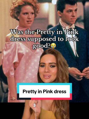 I love Molly Ringwald and Pretty in Pink but WHAT WAS THAT DRESS #greenscreen #prettyinpink #mollyringwald #80smovie #classicmovie #popculture #heymarianne 