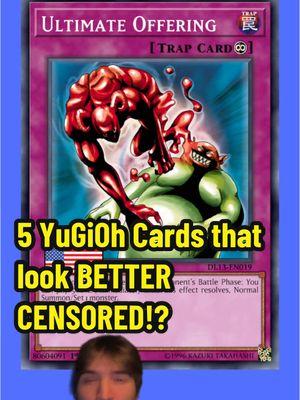 YuGiOh cards that look BETTER CENSORED!? #yugiohanime #yugiohmasterduel #yugiohduellinks #yugiohtcg 