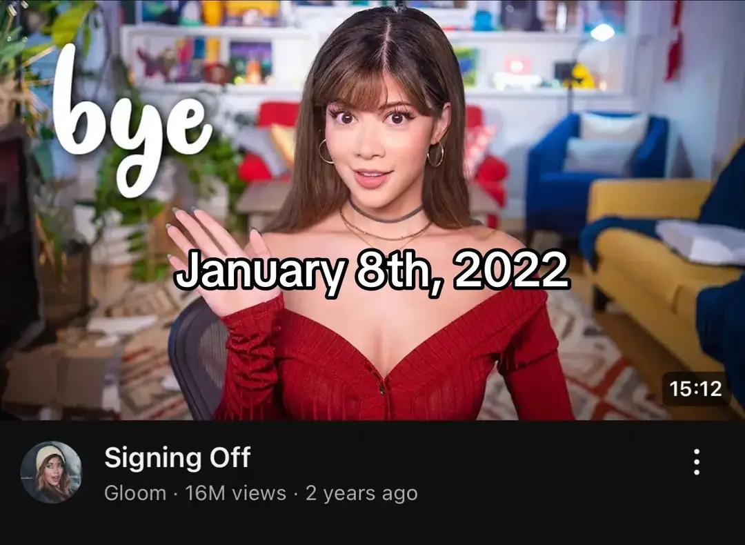 we went three years without her 😔❤️ #gloom #kassie #gloomkassie #youtube #gloomyoutube #gloomykassie #fyp #foryoupage #viral #foryou #scarletmilfwitch #foru