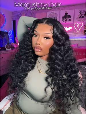 @Mamushow Hair Fashion  26inches giving 30inches!!!! The best quality jet black wig!!! #TikTokShop #blackfriday#mamushowhair_store#viral #humanhairwigs #wig #winternoutfit#fyp#jetblackwig#blackwig#viralvideos#highlightwigs#colorwigs#bigsales#50discount#newyear#2025