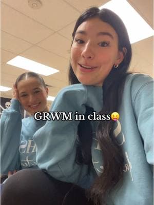 when history repeats itself… 😆😆 GRWM in cincys class! 🙌🙌 #grwm #fyp #viral #grwmforschool #grwminschool #grwminclass #help #makeup #winterbreak #goofyahh 