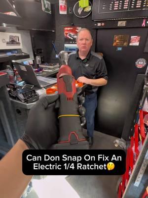 Can @Don Snap On Fix A 1/4 ELECTRIC Ratchet🤔 #tools #mechanic #repair #toolsrus #snapon #electric #warranty #guide #cool #truck