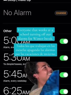 #winterbreak #christmasvacation #friday #monday #teachersoftiktok #maestrosdetiktok #school #alarm #escuela #viernes #lunes #novoyatrabajar #christmas #navidad #MemeCut #memenatal #Meme #MemeCut #memenatal 