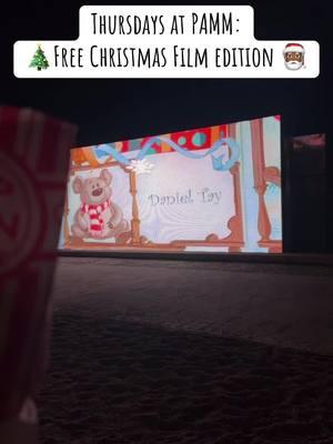 This week was floating film showcasing “ELF” 🎄  with free popcorn. Pérez Art Museum Miami have free events on selected Thursdays. I had so much fun would def go again 😊  #movienight #thingstodomiami #christmas #free #museum 